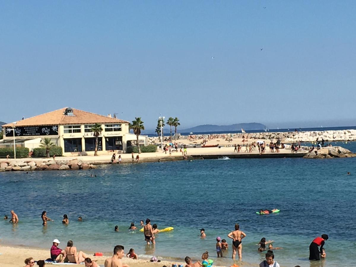 Goeland 3, Climatise, Wifi, Balcons Petite Vue Mer Laterale Au 3 Eme Etage Sans Ascenseur Toulon Bagian luar foto